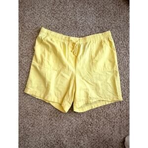 basic Editions Yellow relaxed fit shorts 100% cotton L